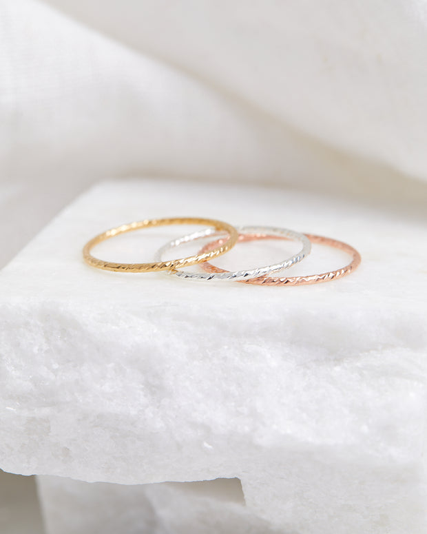Sparkle Stacking Ring