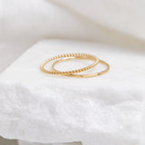 Twin Stacking Ring Set