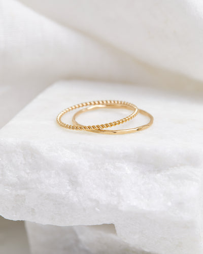 Twin Stacking Ring Set
