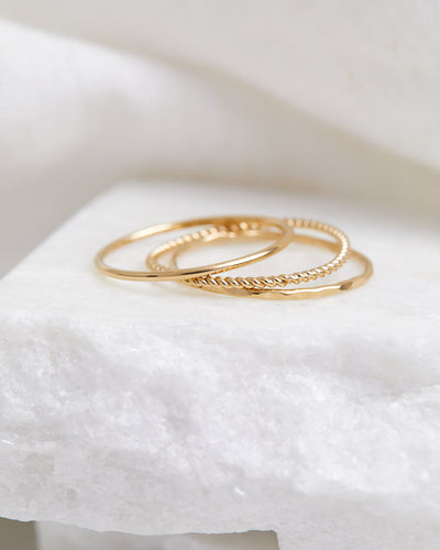 Trio Stacking Ring Set