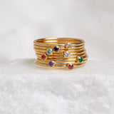 Gem Birthstone Ring