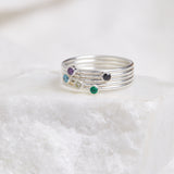Gem Birthstone Ring
