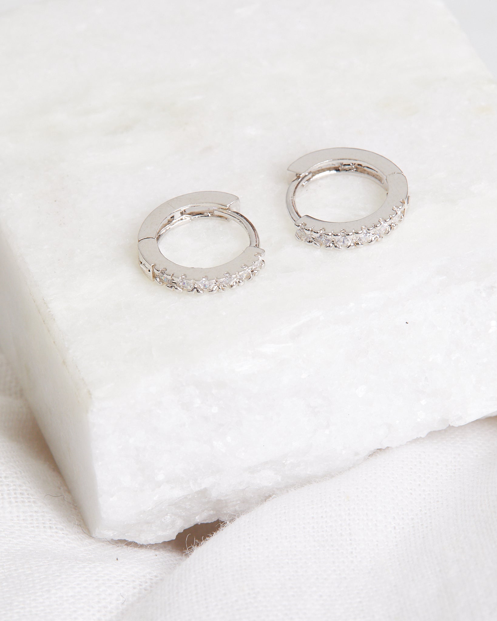 White Stone Huggies