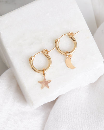 Karen walker moon and star hoops Clearance