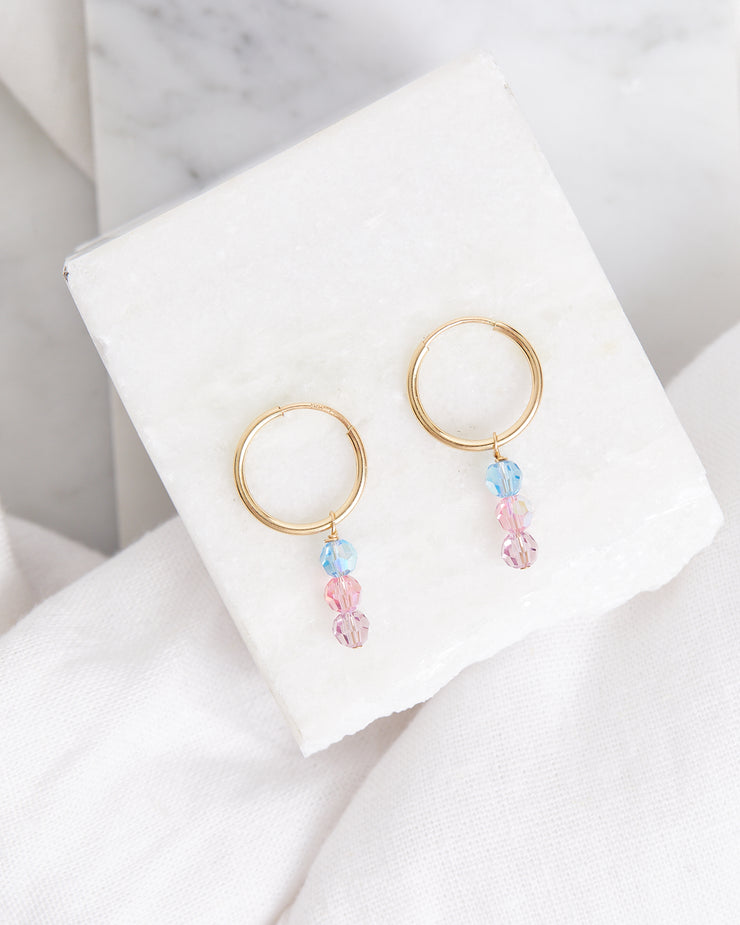 Swarovski Custom Hoops