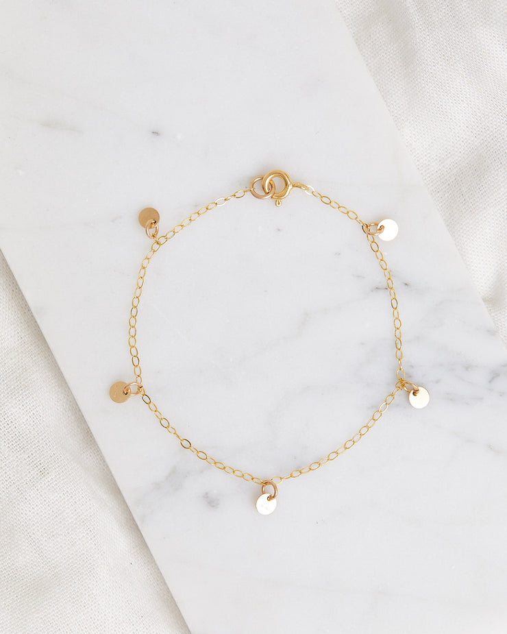 Tiny Coins Bracelet