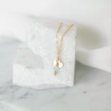 Initial & Birthstone Bracelet
