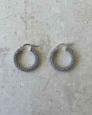 Chunky Beaded Hoops