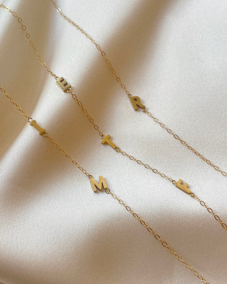 Seamless Initial Necklace