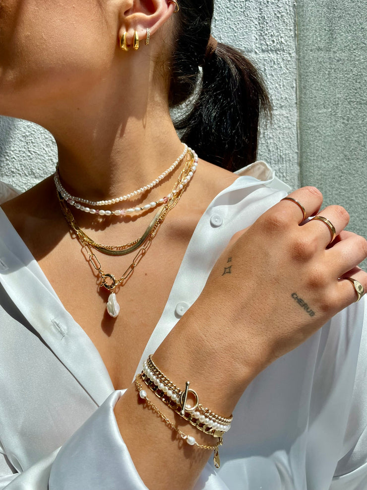 Tiny Pearl Necklace