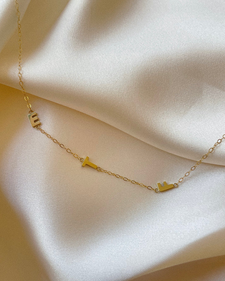 Seamless Initial Necklace