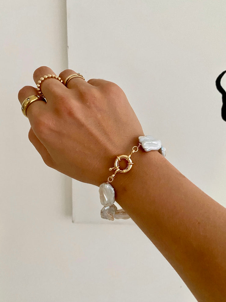 Chunky Freshwater Pearl Bracelet