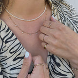 Tiny Pearl Necklace