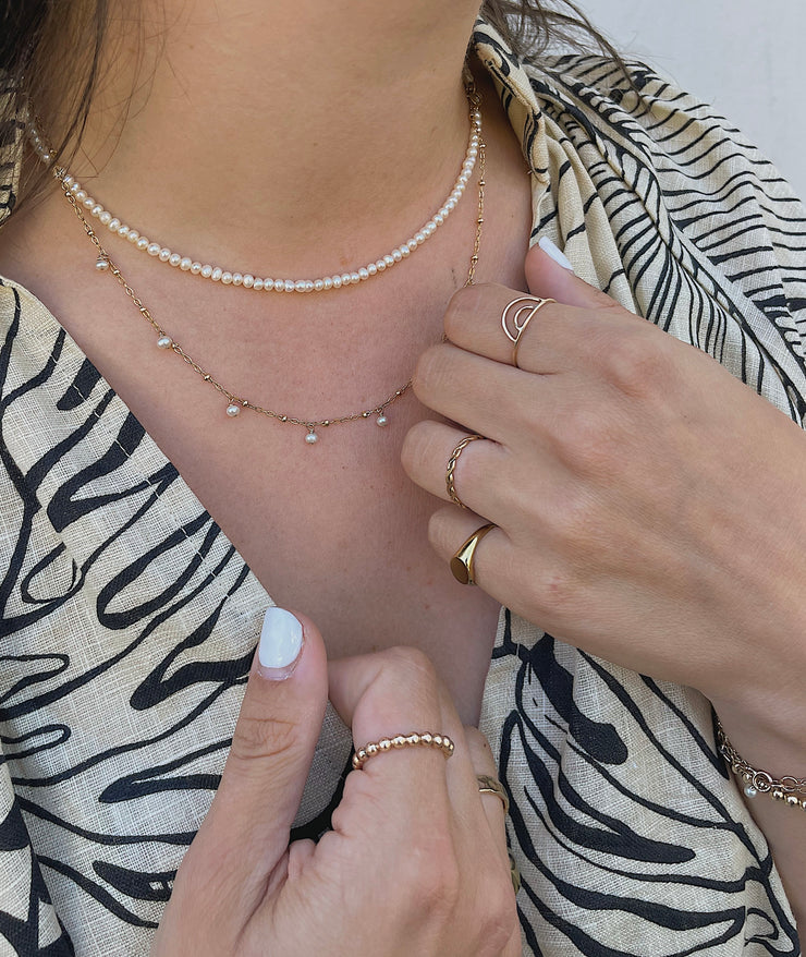 Tiny Pearl Necklace