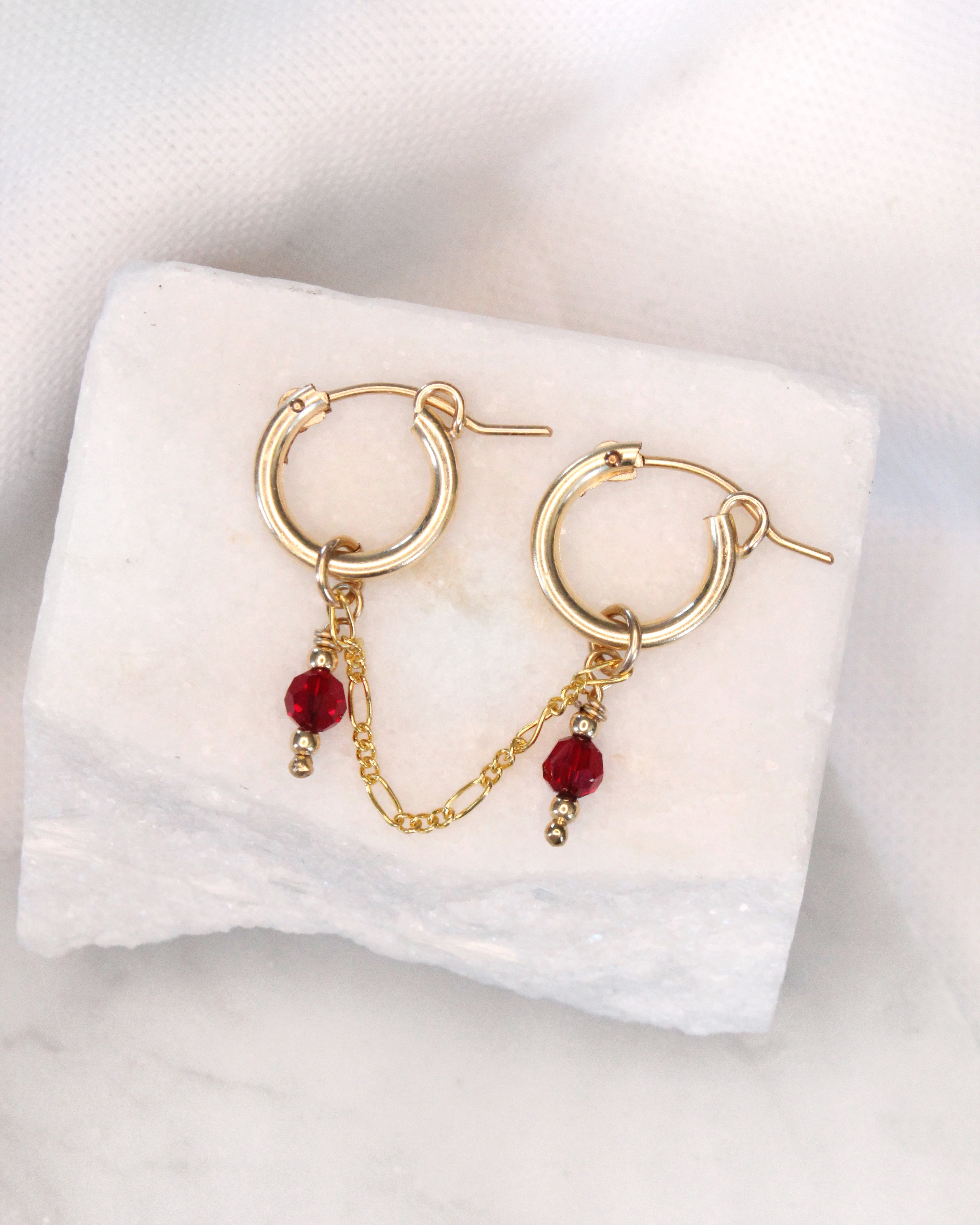 Lily Double Hoop