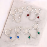Lily Double Hoop