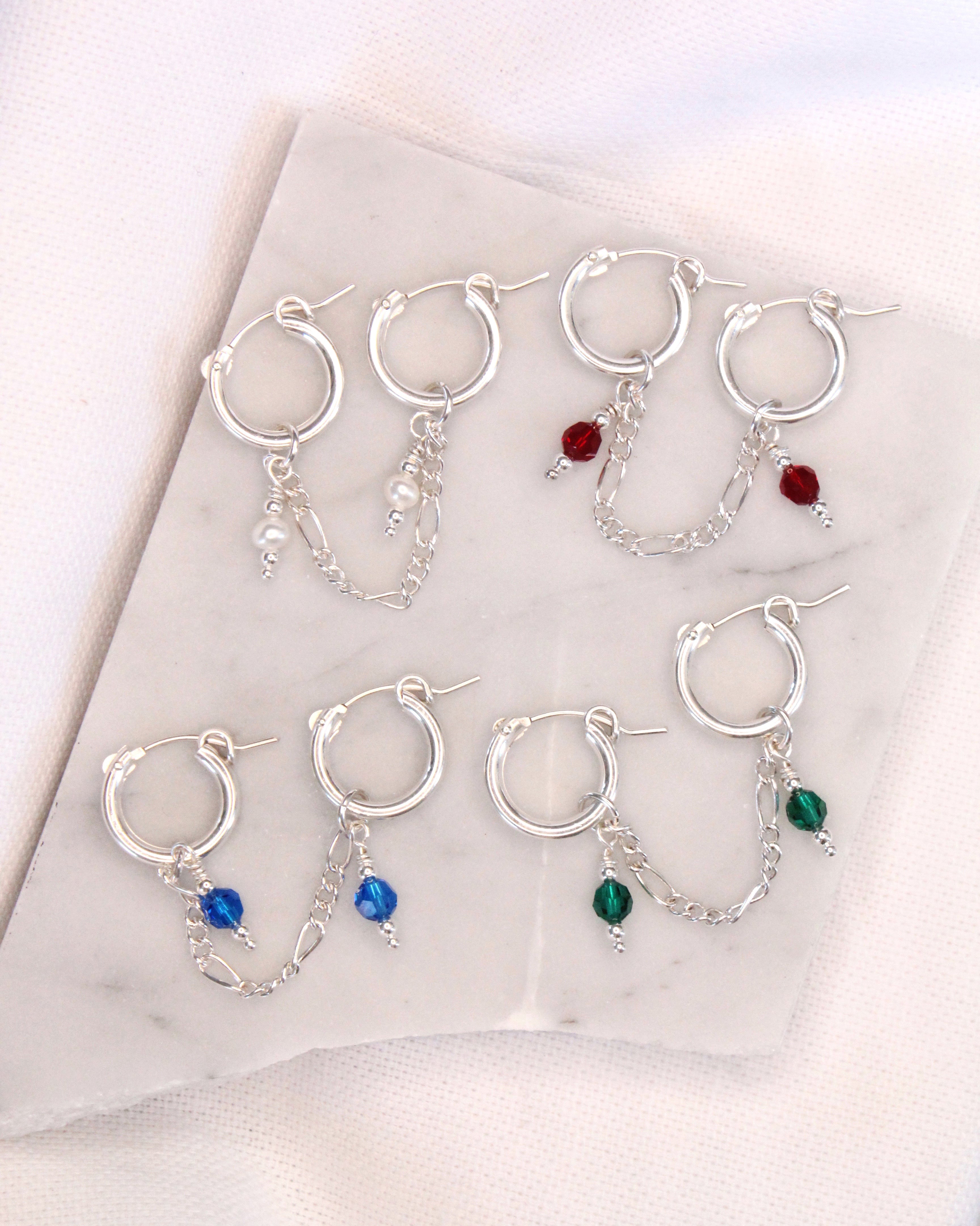 Lily Double Hoop