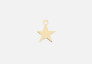 Flat Star Individual Charm