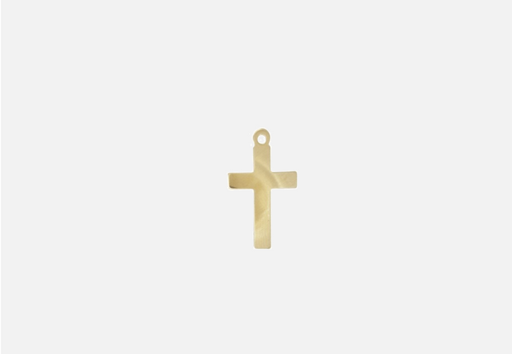 Tiny Cross Individual Charm