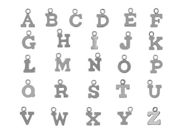 Add Alphabet Letter Charm