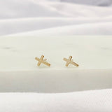 Cross Mini Studs (set of two)