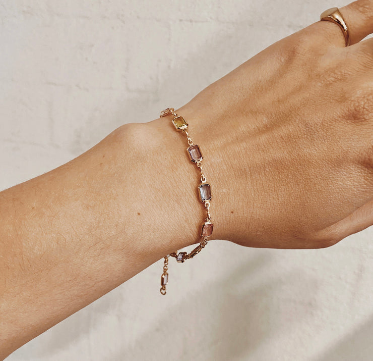 Gem Linked Bracelet