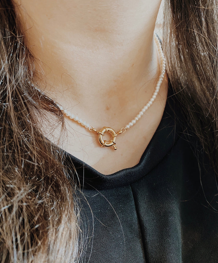 Spring discount ring necklace
