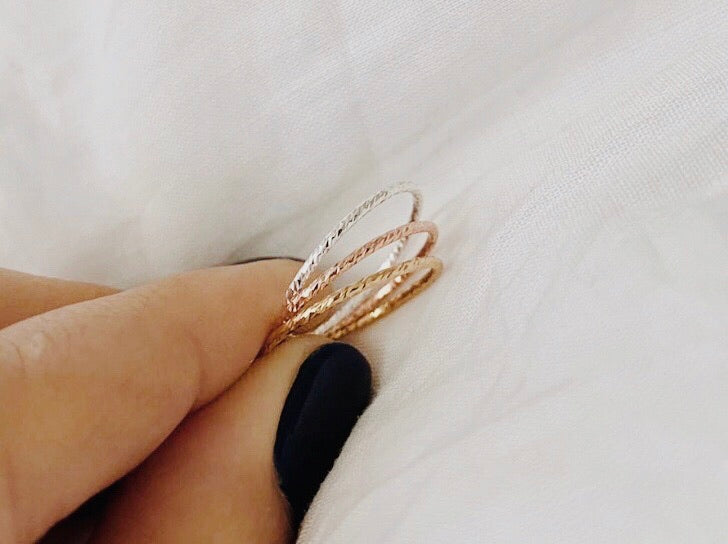 Sparkle Stacking Ring