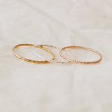 Sparkle Stacking Ring (2 Piece Set)