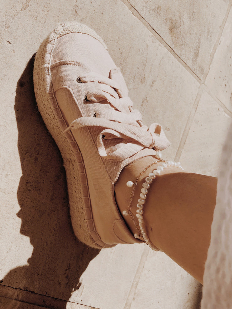 Tiny Pearl Anklet