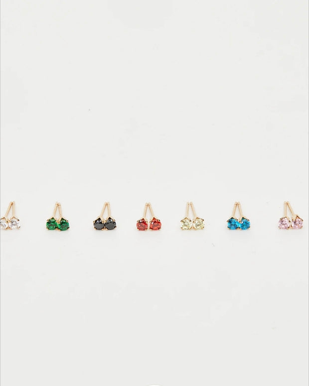 Birthstone Studs