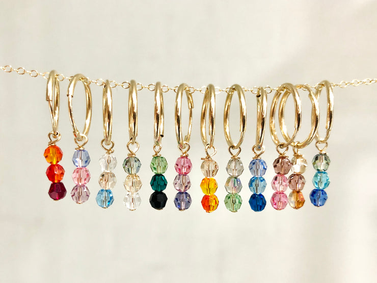 Swarovski Custom Hoops