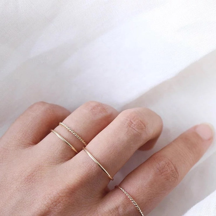 Twisted Stacking Ring