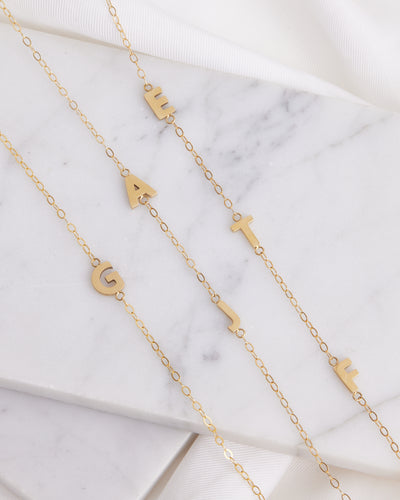 Seamless Initial Necklace