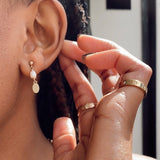 Pearl and Coin Studs