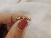 Stainless Cluster Ring