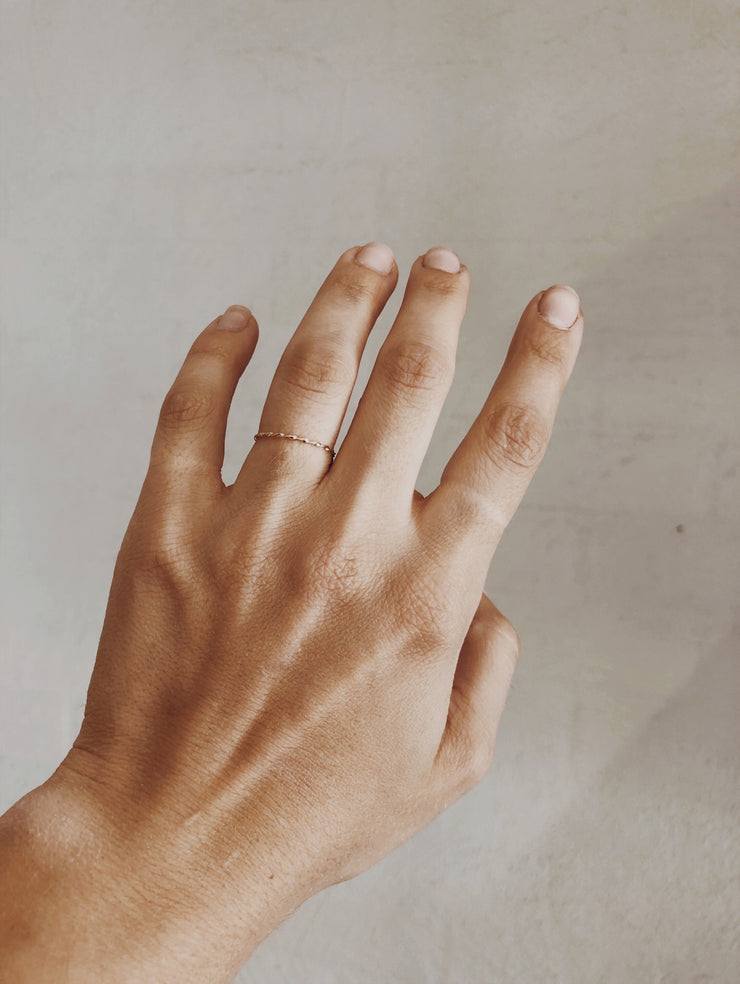 Solid Gold Twisted Band