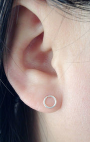 The Circle Stud Earrings