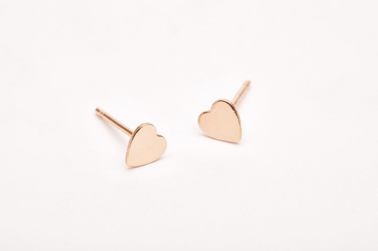 Tiny Heart Studs