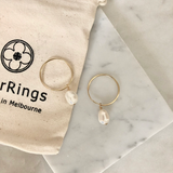 Pearl Medium Hoops 
