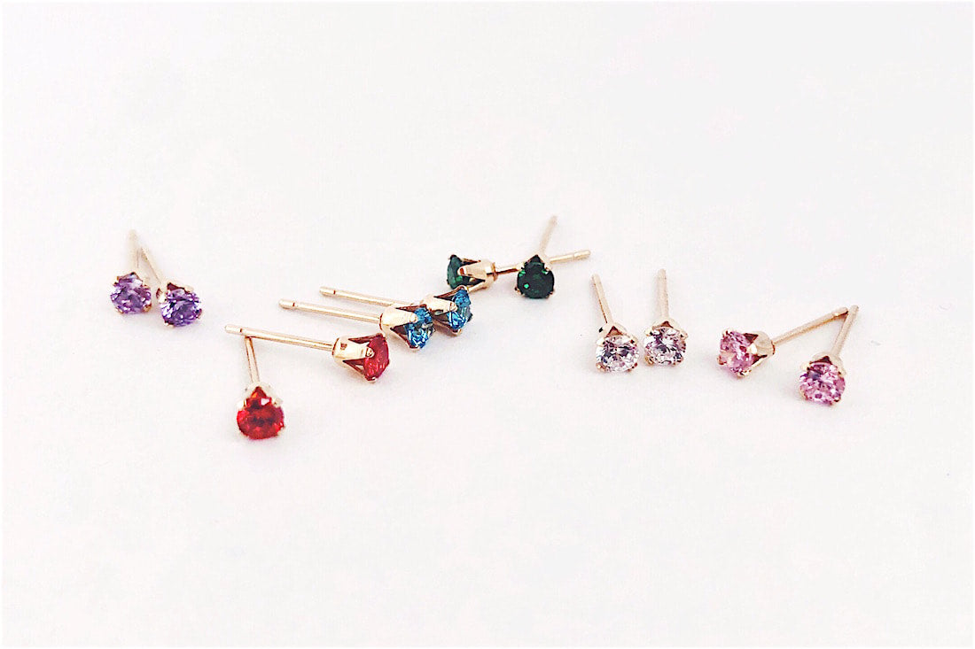 Birthstone Studs