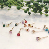 Birthstone Studs
