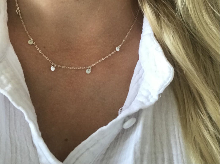 Tiny Coins Necklace